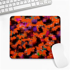 Orange Texture                  Large Mousepad by LalyLauraFLM