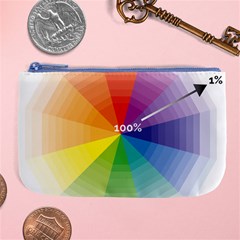 Colour Value Diagram Circle Round Large Coin Purse by Mariart