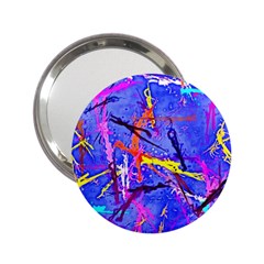 Paint Splashes                       2 25  Handbag Mirror by LalyLauraFLM