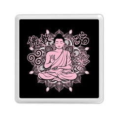 Ornate Buddha Memory Card Reader (square)  by Valentinaart