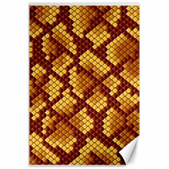 Snake Skin Pattern Vector Canvas 20  X 30   by BangZart