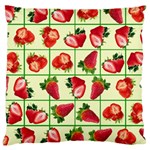 Strawberries Pattern Large Cushion Case (One Side) Front