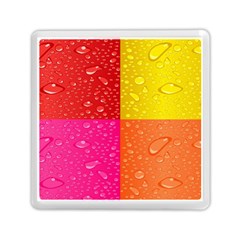 Color Abstract Drops Memory Card Reader (square)  by BangZart