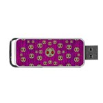 Ladybug In The Forest Of Fantasy Portable USB Flash (One Side) Front