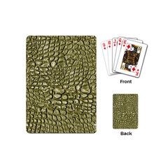 Aligator Skin Playing Cards (mini)  by BangZart