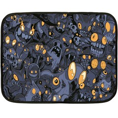 Monster Cover Pattern Double Sided Fleece Blanket (mini)  by BangZart