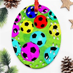 Balls Colors Ornament (oval Filigree) by BangZart