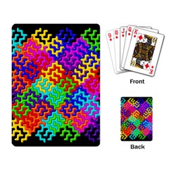 3d Fsm Tessellation Pattern Playing Card by BangZart