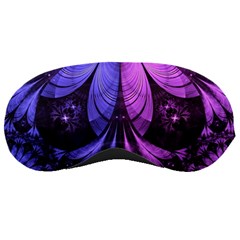 Beautiful Lilac Fractal Feathers Of The Starling Sleeping Masks by jayaprime