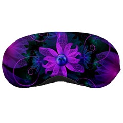 Beautiful Ultraviolet Lilac Orchid Fractal Flowers Sleeping Masks by jayaprime