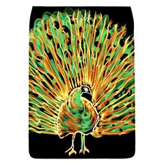 Unusual Peacock Drawn With Flame Lines Flap Covers (s)  by BangZart