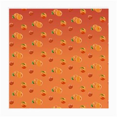 Peach Fruit Pattern Medium Glasses Cloth by paulaoliveiradesign