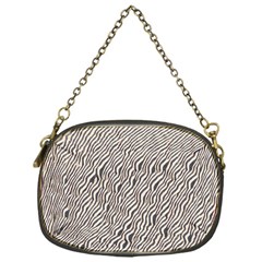 Zebra Pattern Animal Print Chain Purses (one Side)  by paulaoliveiradesign