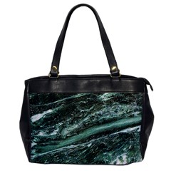 Green Marble Stone Texture Emerald  Office Handbags by paulaoliveiradesign