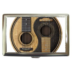 Old And Worn Acoustic Guitars Yin Yang Cigarette Money Cases by JeffBartels