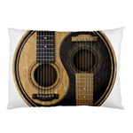 Old And Worn Acoustic Guitars Yin Yang Pillow Case (Two Sides) Front