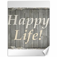 Happy Life Letters Shabby Style Poster Canvas 36  X 48   by dflcprints