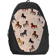 Horses For Courses Pattern Backpack Bag by BangZart