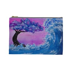 Rising To Touch You Cosmetic Bag (large)  by Dimkad