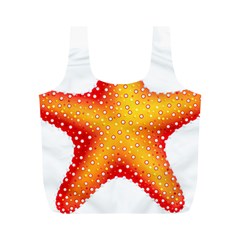 Starfish Full Print Recycle Bags (m)  by BangZart