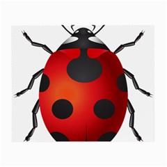 Ladybug Insects Small Glasses Cloth by BangZart