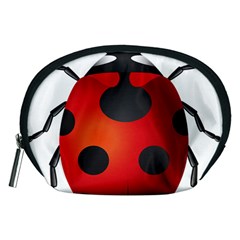 Ladybug Insects Accessory Pouches (medium)  by BangZart