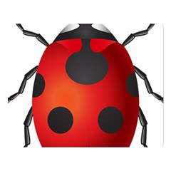 Ladybug Insects Double Sided Flano Blanket (large)  by BangZart