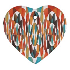 Colorful Geometric Abstract Ornament (heart) by linceazul