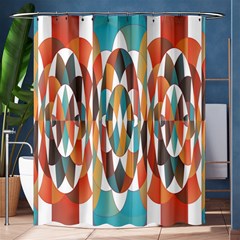 Colorful Geometric Abstract Shower Curtain 60  X 72  (medium)  by linceazul