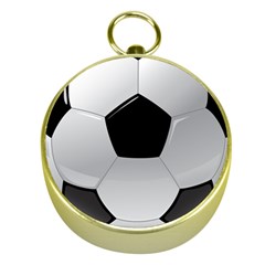 Soccer Ball Gold Compasses by BangZart