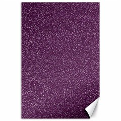 Purple Colorful Glitter Texture Pattern Canvas 24  X 36  by paulaoliveiradesign