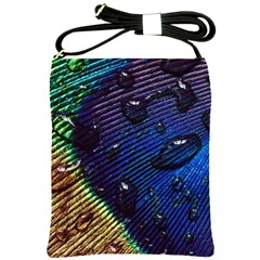 Peacock Feather Retina Mac Shoulder Sling Bags by BangZart