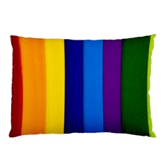 Paper Rainbow Colorful Colors Pillow Case (two Sides) by paulaoliveiradesign