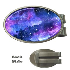 Galaxy Money Clips (oval)  by Kathrinlegg