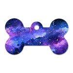 Galaxy Dog Tag Bone (Two Sides) Front