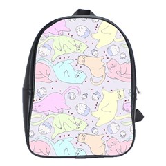 Cat Animal Pet Pattern School Bags (xl)  by BangZart