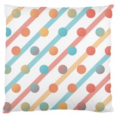 Simple Saturated Pattern Standard Flano Cushion Case (one Side) by linceazul