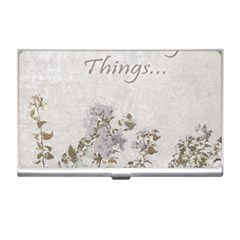 Shabby Chic Style Motivational Quote Business Card Holders by dflcprints