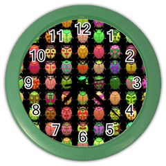 Beetles Insects Bugs Color Wall Clocks by BangZart