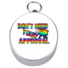 Dont Need Your Approval Silver Compasses by Valentinaart