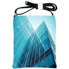 Glass Bulding Shoulder Sling Bags by BangZart