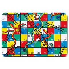 Snakes And Ladders Large Doormat  by BangZart