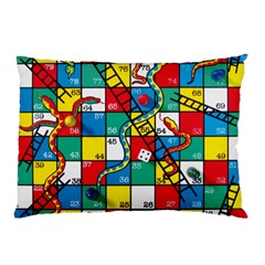 Snakes And Ladders Pillow Case (two Sides) by BangZart