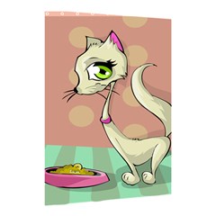 Cat Food Eating Breakfast Gourmet Shower Curtain 48  X 72  (small)  by Nexatart