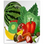 Fruits Vegetables Artichoke Banana Canvas 8  x 10  8.15 x9.66  Canvas - 1