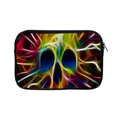 Skulls Multicolor Fractalius Colors Colorful Apple Ipad Mini Zipper Cases by BangZart