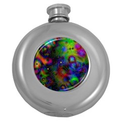 Full Colors Round Hip Flask (5 Oz) by BangZart