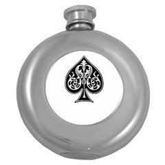 Acecard Round Hip Flask (5 Oz) by prodesigner