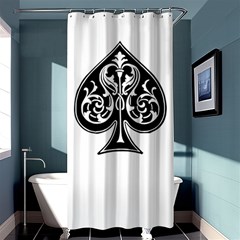 Acecard Shower Curtain 36  X 72  (stall)  by prodesigner