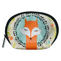 Foxy Fox Canvas Art Print Traditional Accessory Pouches (medium)  by BangZart